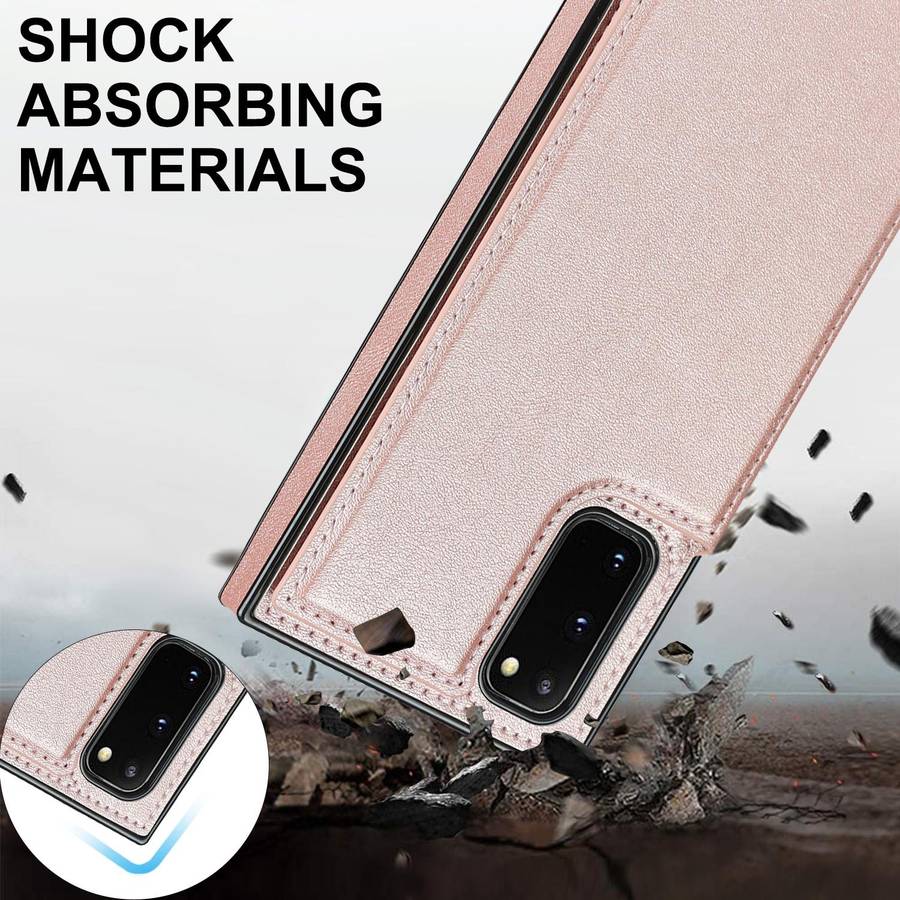 For Samsung Galaxy Note20 Cross-body Square Double Buckle Flip Card Bag TPU+PU Case with Card Slo...