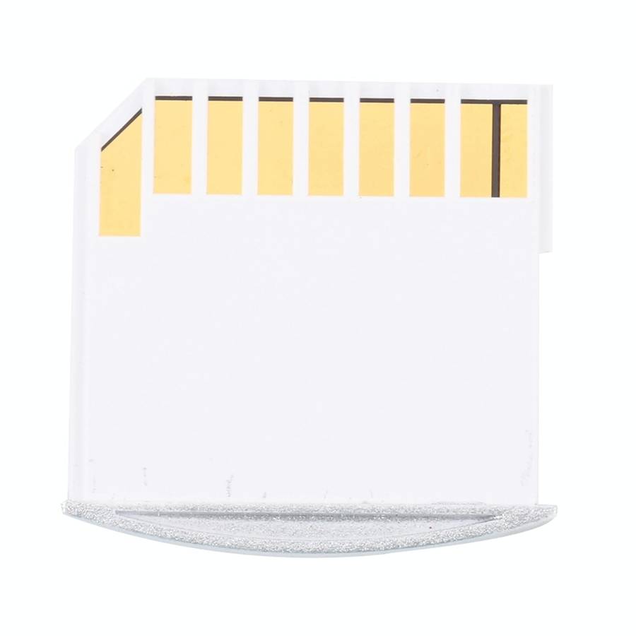 Micro SD / TF Card to SD Adapter for MacBook Air / Pro, Support up to 512GB (White)