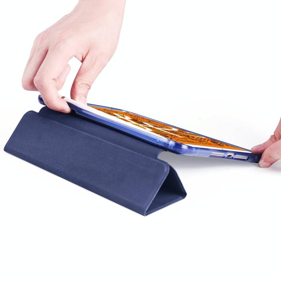 For iPad Mini 5 / Mini 4 3-folding Horizontal Flip PU Leather + Shockproof TPU Case with Holder &...