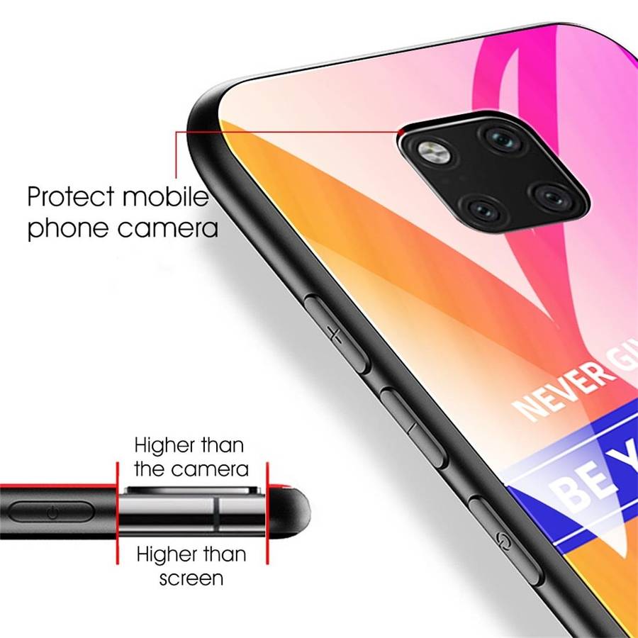For Huawei Mate 20 Pro Shockproof PC + TPU + Glass Protective Case(Green)