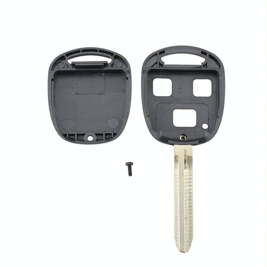 For TOYOTA Car Keys Replacement 3 Buttons Car Key Case with Key Blade