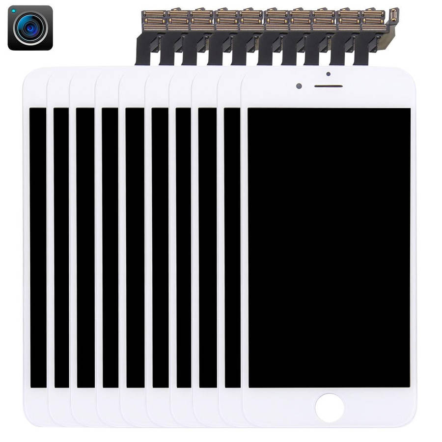 10 PCS TFT LCD Screen for iPhone 6 with Digitizer Full Assembly (White)