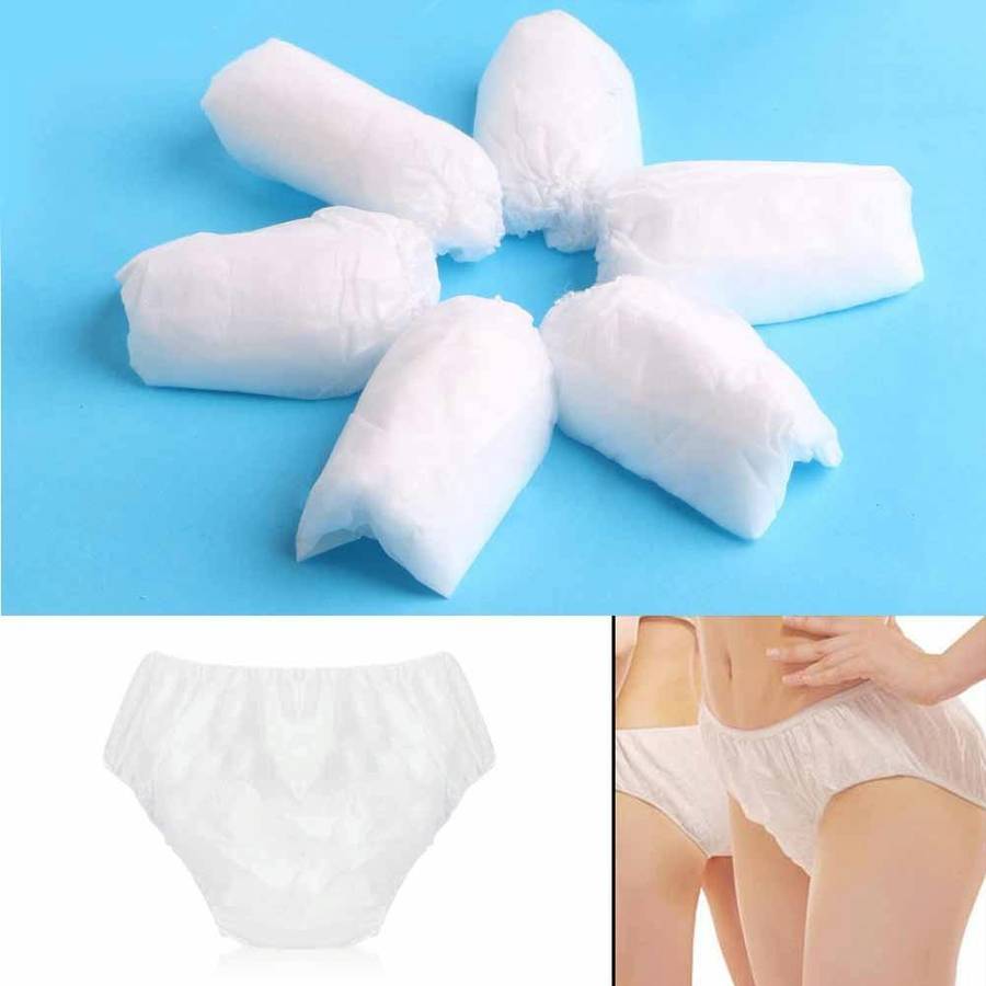 6 PCS Unisex Disposable Non-woven Underwear Adult Diapers, Specification:Front Double-leg Cuffs, ...