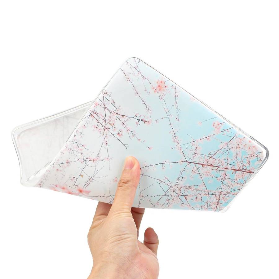 For Huawei MediaPad T3 10 Painted TPU Tablet Case(Cherry Blossoms)