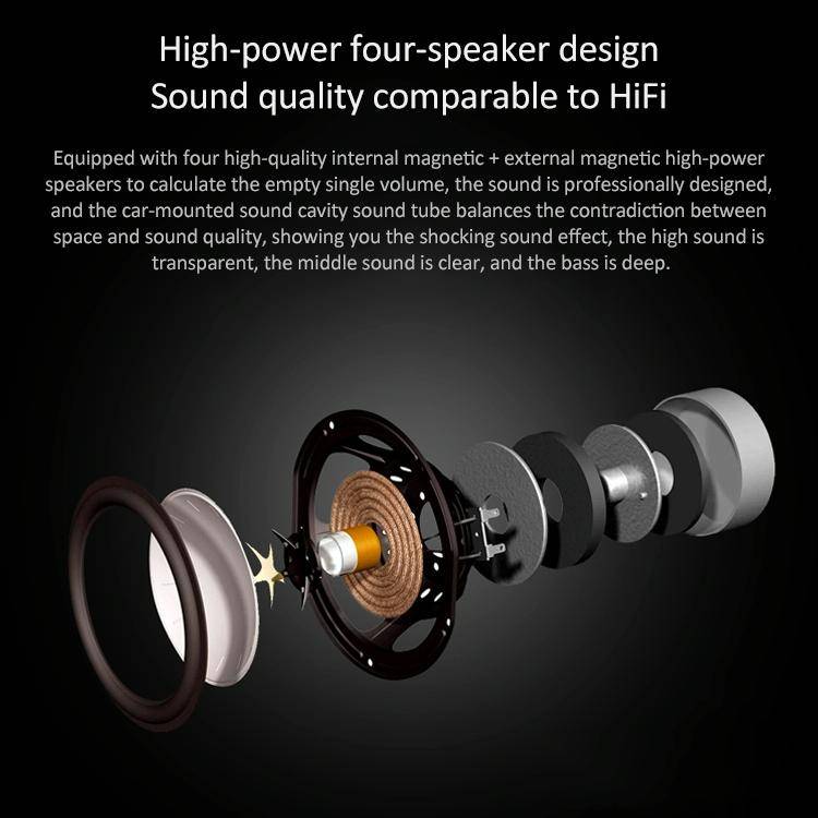 W-KING T8 HIFI Speaker 30W High Power Portable Bluetooth Speaker Wireless with FM Radio for Mobil...