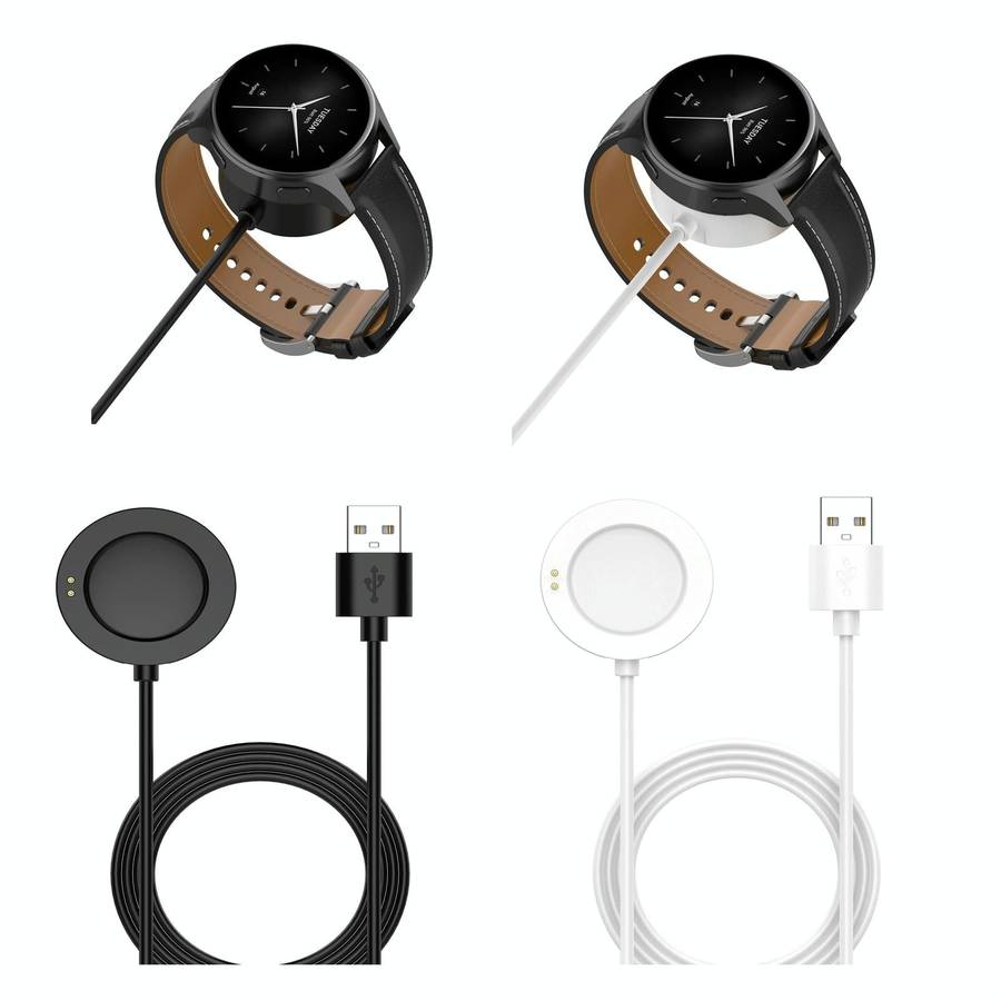 For Xiaomi Watch 2 Pro Magnetic Smart Watch Charging Cable, Length: 1m(Black)
