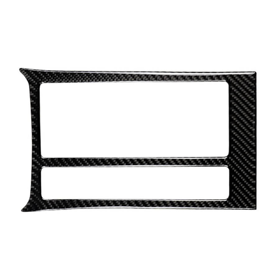Car Carbon Fiber Water Cup Panel Decorative Sticker for Volkswagen Golf 7 2013-2017, Left Drive