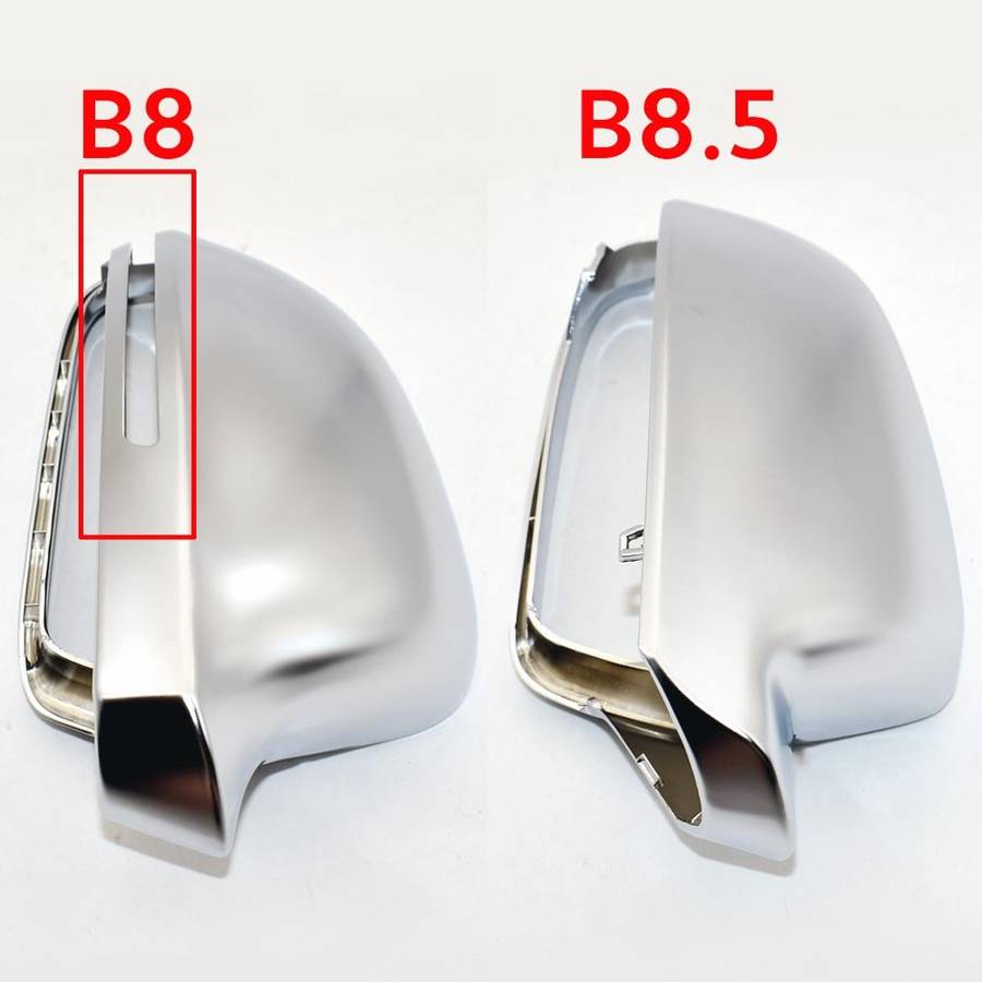 1 Pair For Audi A4 B8 Car Dynamic LED Turn Signal Light Rearview Mirror Flasher Water Blinker (Tr...