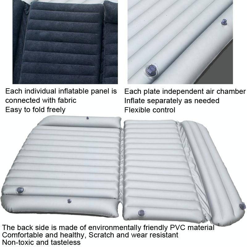 ZQ-418 SUV Rear Trunk Inflatable Bed Cushion Travel Universal Air Bed(Dark Green)