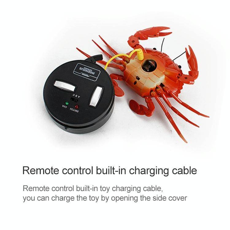 9995 Infrared Sensor Remote Control Simulated Crab Creative Children Electric Tricky Toy Model (Y...