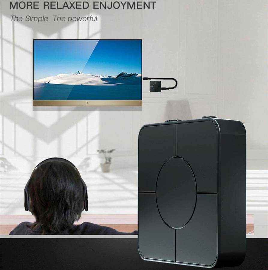 KN326 Bluetooth Audio Receiver Transmitter 5.0 Two-in-one Bluetooth Adapter for Hands-free Calls