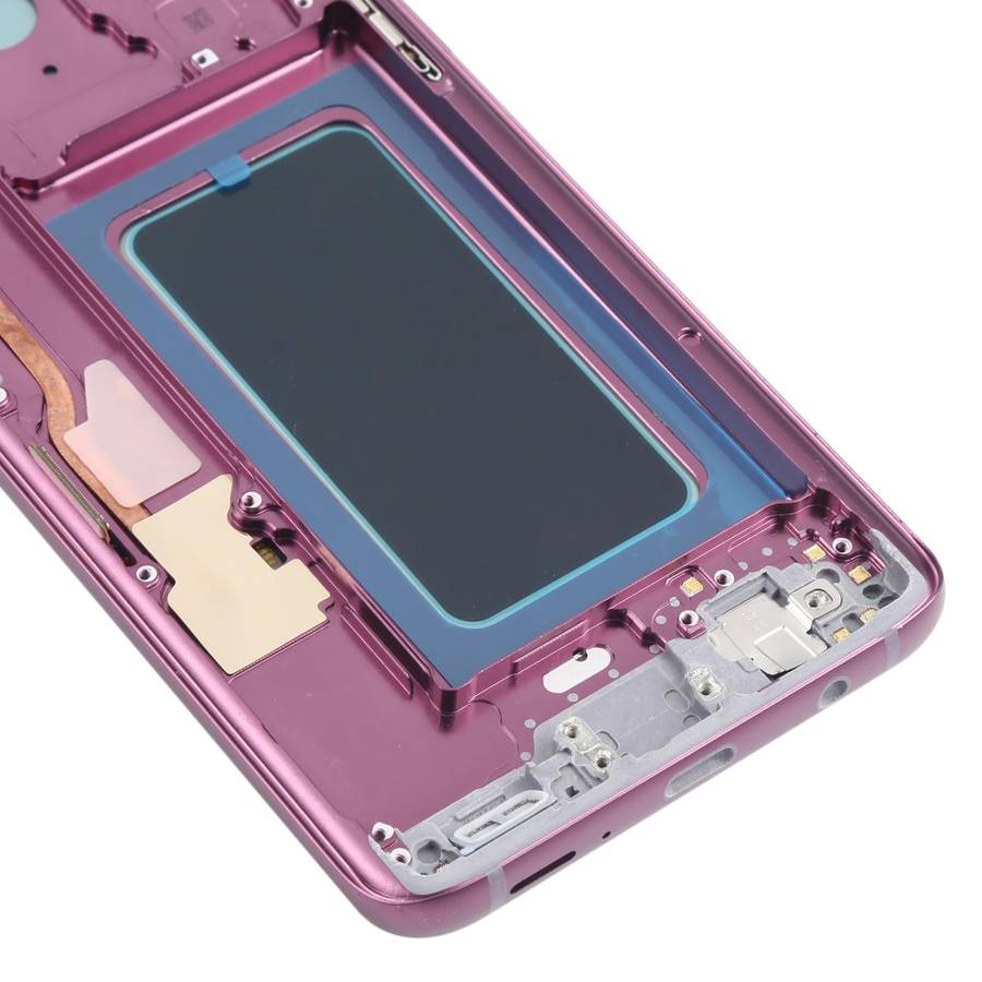 OLED LCD Screen for Samsung Galaxy S9+ SM-G965 Digitizer Full Assembly with Frame (Purple)