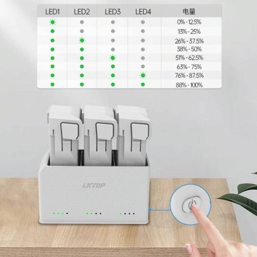 For DJI Mini 4 Pro / Mini 3 Pro Drone LKTOP 37W Two Way Charging Hub