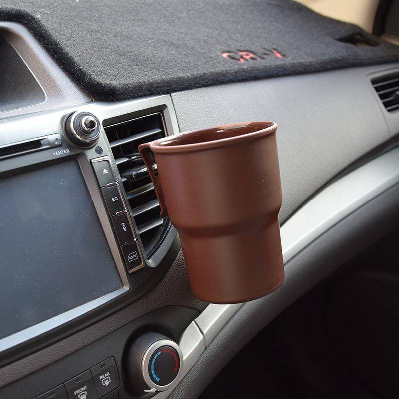 Multifunctional Car Water Cup Holder Hanging Storage Box Mobile Phone Holder Air Outlet Trash Can...