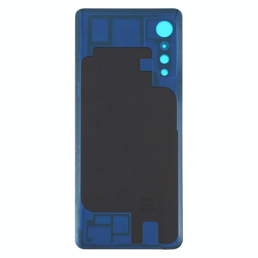 Battery Back Cover for LG Velvet LMG910EMW LM-G910EMW / Velvet 5G LM-G900N LM-G900EM(Black)