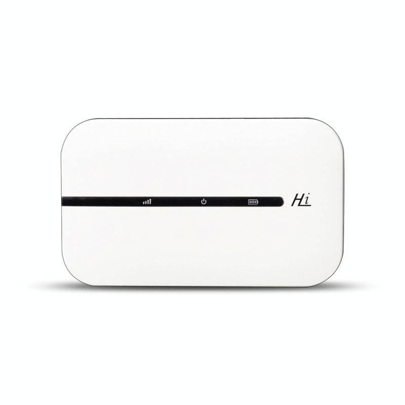 E5576S 4G LTE Router No Lock Card WiFi Support Malay MOD Mobile Router For Europe Asia Africa(White)