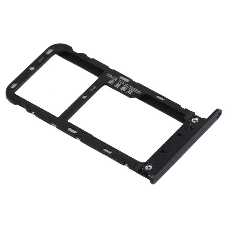 2 SIM Card Tray / Micro SD Card Tray for Xiaomi Redmi Note 5(Black)