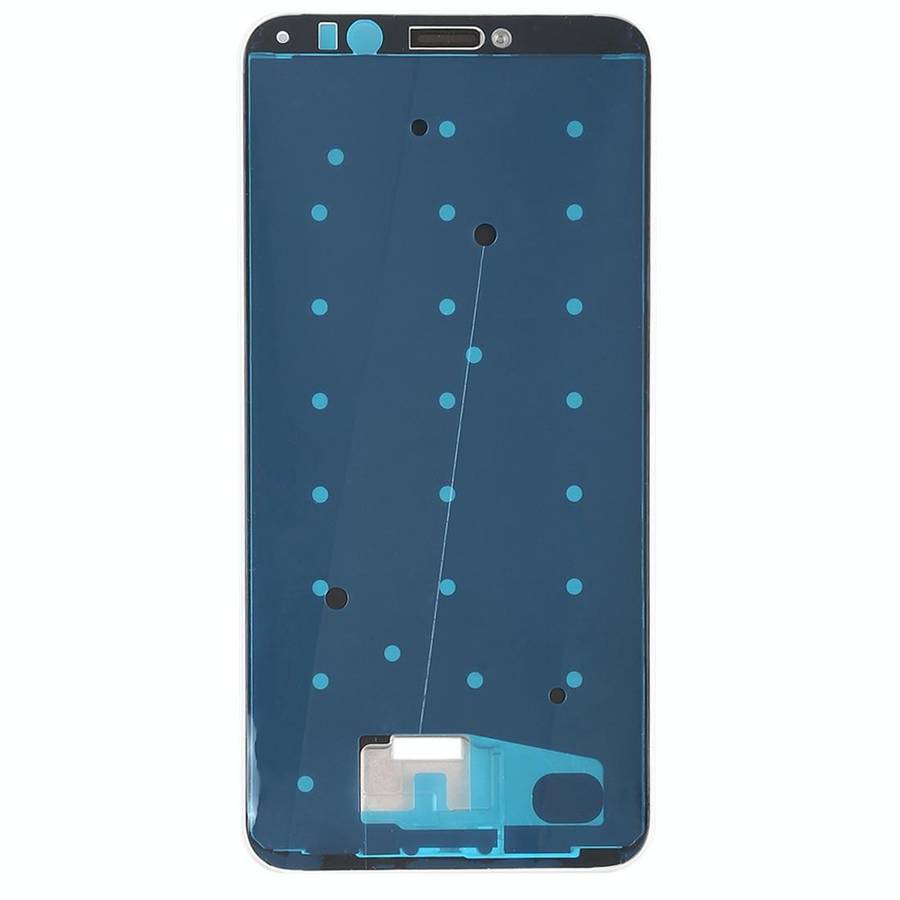 Front Housing LCD Frame Bezel for Huawei Honor Play 7C(White)