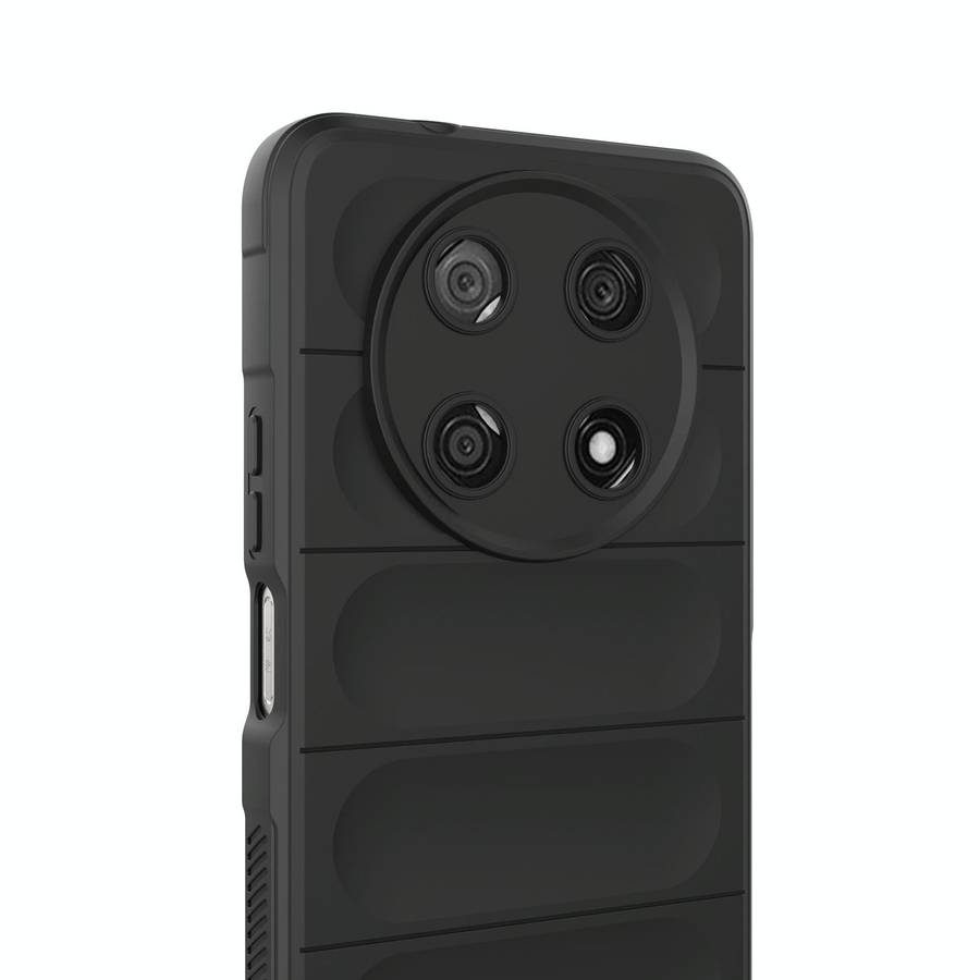 For Huawei Nova Y90/Enjoy 50 Pro Magic Shield TPU + Flannel Phone Case(Dark Blue)