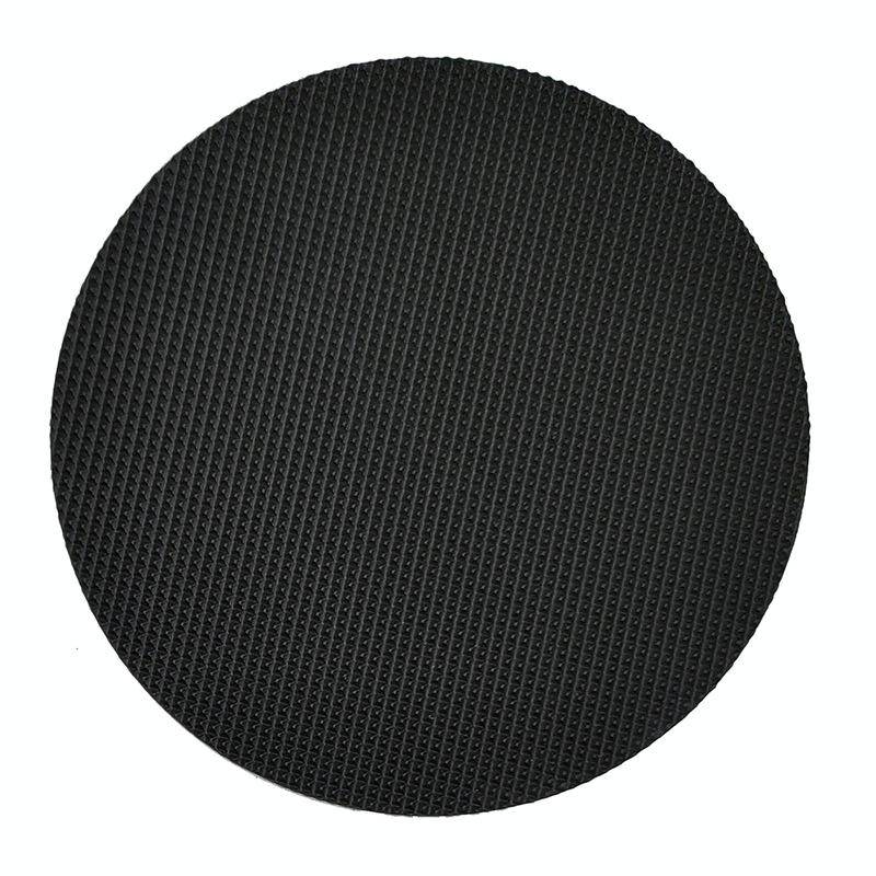 6 PCS / Pack 10cm Bathroom Steps Round PEVA Non-Slip Stickers(Black)