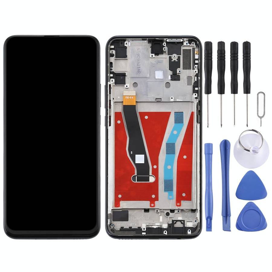 LCD Screen and Digitizer Full Assembly with Frame for Huawei Y9 Prime (2019)(Black)