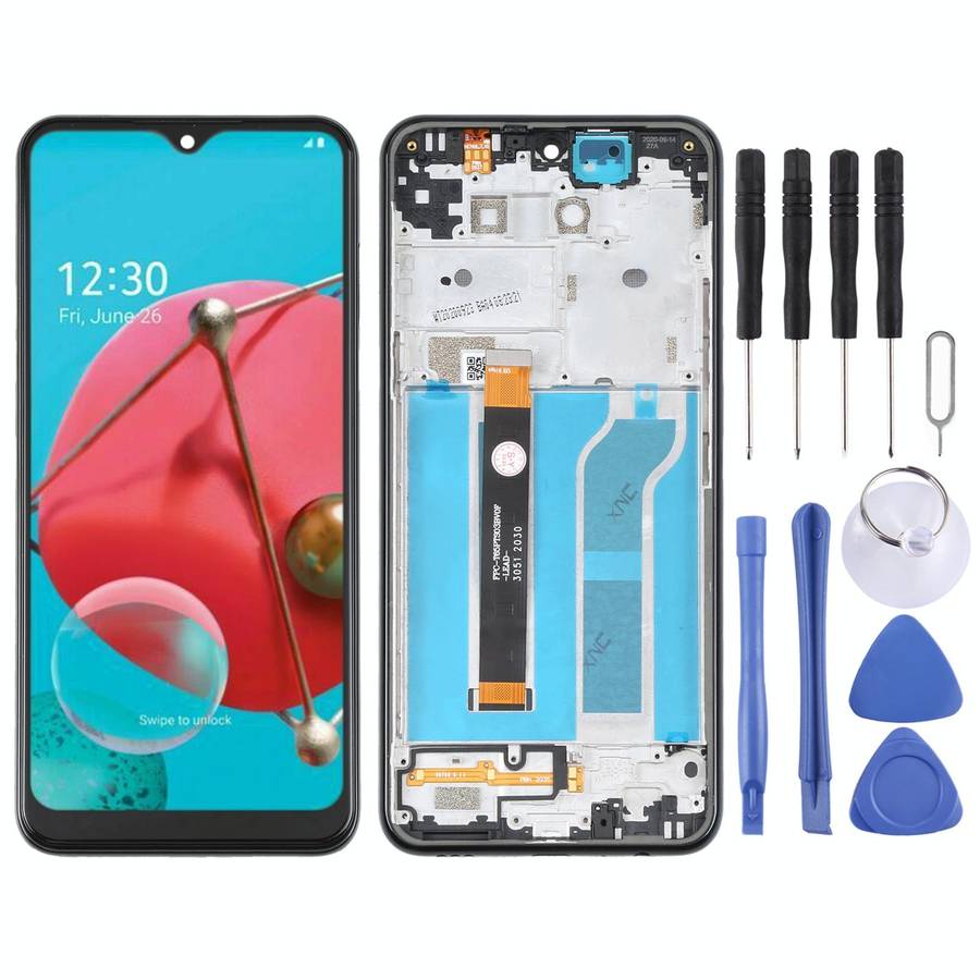 TFT LCD Screen for LG K51 LM-Q510N with Digitizer Full Assembly(Black)