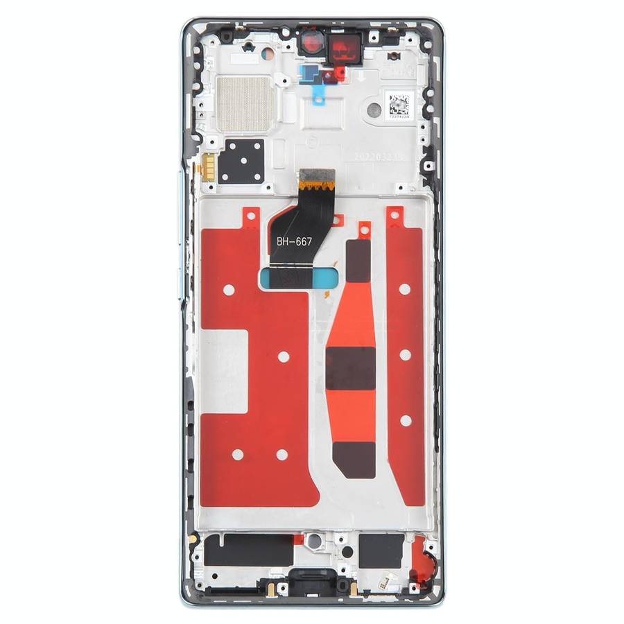 Original LCD Screen For Honor 70 Digitizer Full Assembly with Frame(Green)