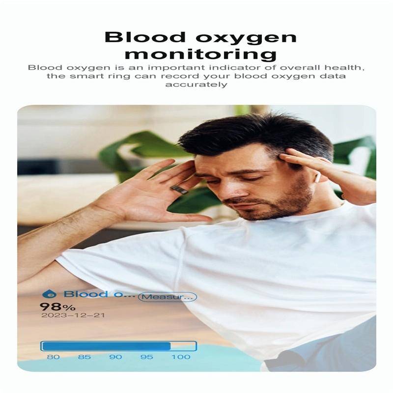 R02 SIZE 11 Smart Ring, Support Heart Rate / Blood Oxygen / Sleep Monitoring / Multiple Sports Mo...