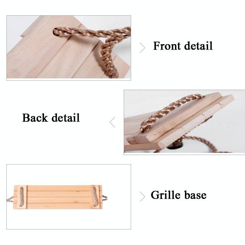 Adult Children Indoor Outdoor Wooden Swing