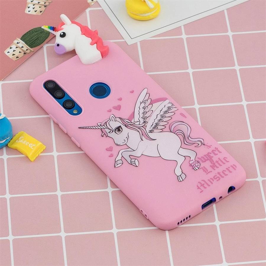 For Huawei P30 Lite Shockproof Cartoon TPU Protective Case(Unicorn)