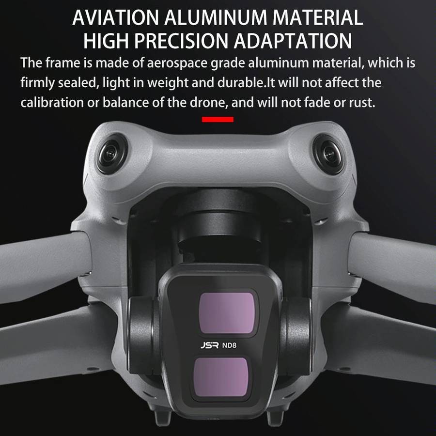 For DJI Air 3 JSR KB Series Drone Lens Filter, Filter:4 in 1 ND