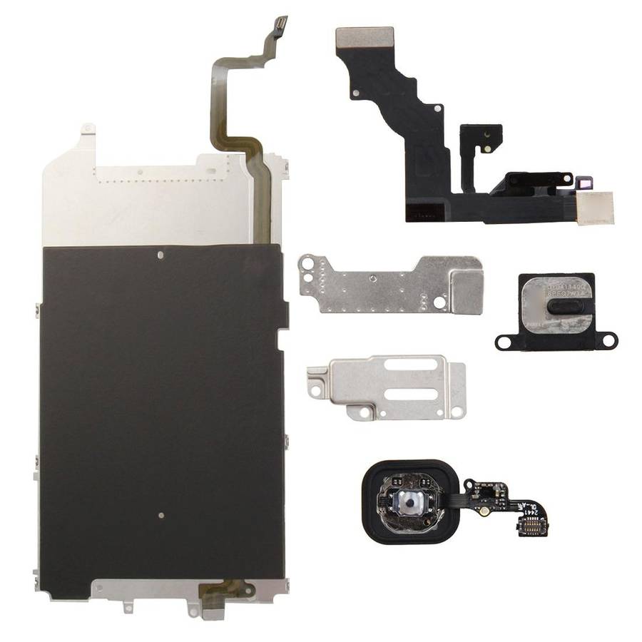 6 in 1 for iPhone 6 Plus LCD Repair Accessories Part Set(Black)