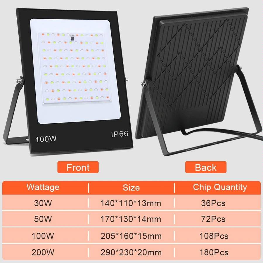 30W Colorful RGB Changing LED Flood Light With Remote Control