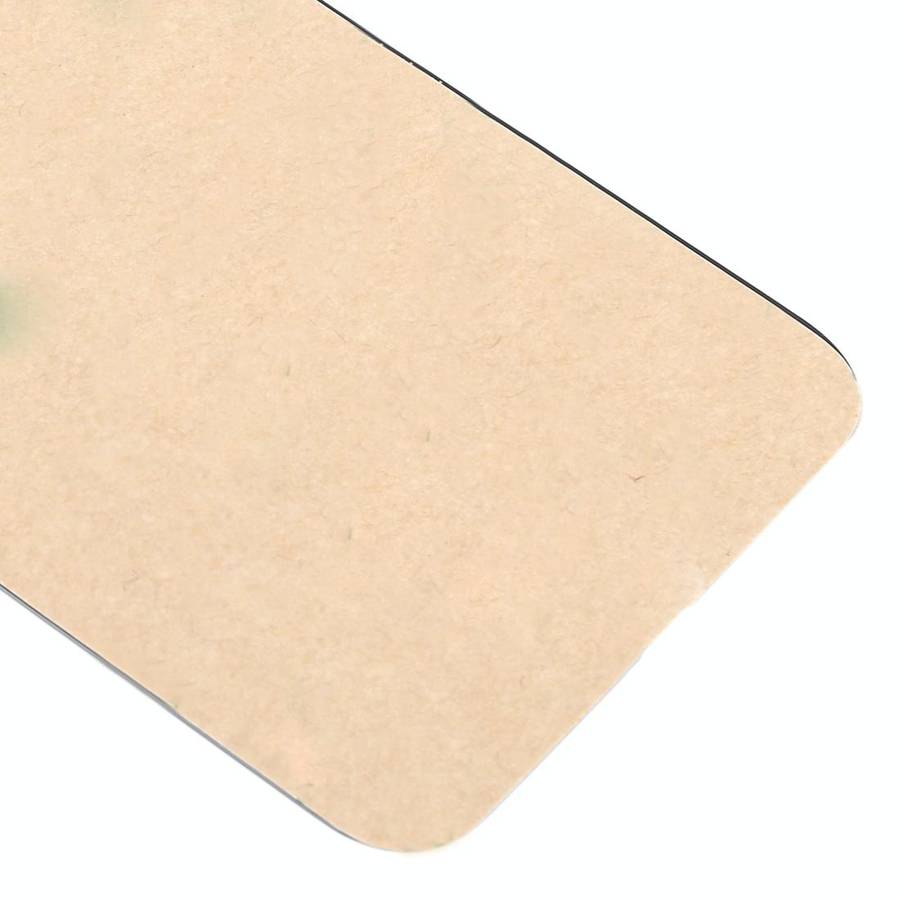 Easy Replacement Big Camera Hole Glass Back Battery Cover with Adhesive for iPhone XR(Black)