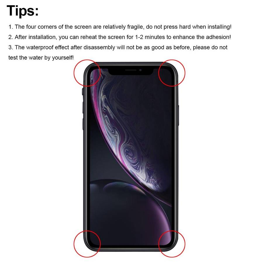 JK TFT LCD Screen for iPhone XR with Digitizer Full Assembly(Black)