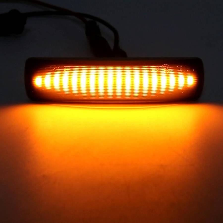 2 PCS DC12V / 3W Car LED Dynamic Blinker Side Lights Flowing Water Turn Signal Light for Land Rov...