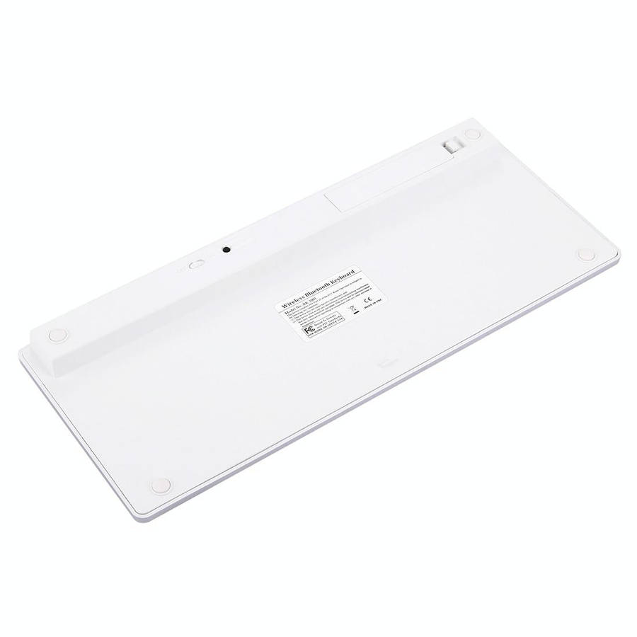 BK-3001 Bluetooth Wireless 78 Keys Ultrathin Keyboard for Windows / iPad / iPhone(Silver)