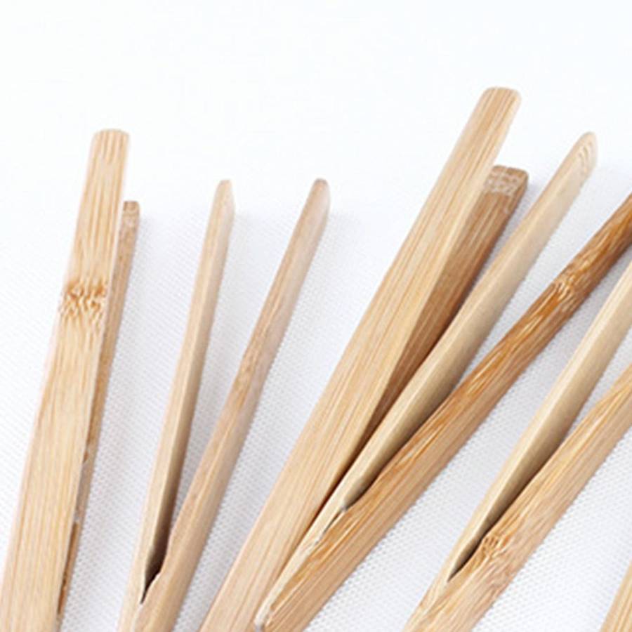 Bamboo Straight Tweezer Plants Cleaning Tool Moss Micro-landscape Making Tools Bamboo Product Pla...