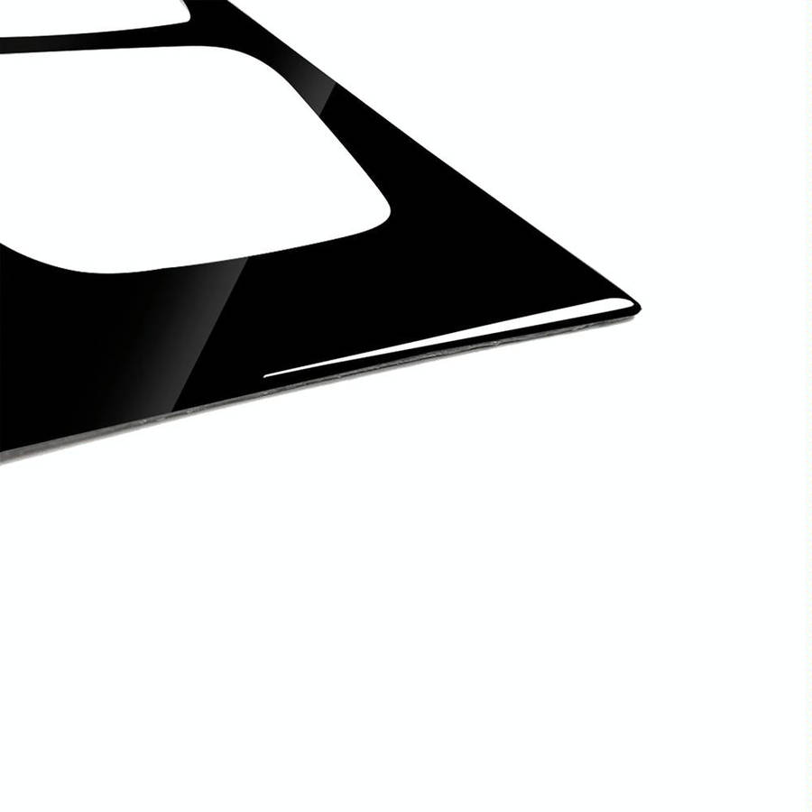 Car Right Drive Gear Panel Decorative Sticker for BMW X5 E70 2008-2013 / X6 E71 2009-2014(Black)