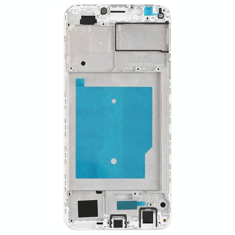 Front Housing LCD Frame Bezel for Huawei Nova 2 Lite / Y7 Prime (2018)(White)