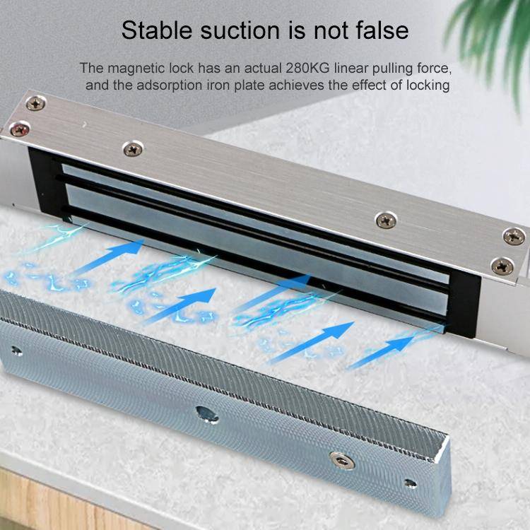YH-280M Single Door Magnetic Lock With Mortise Mount (600Lbs)