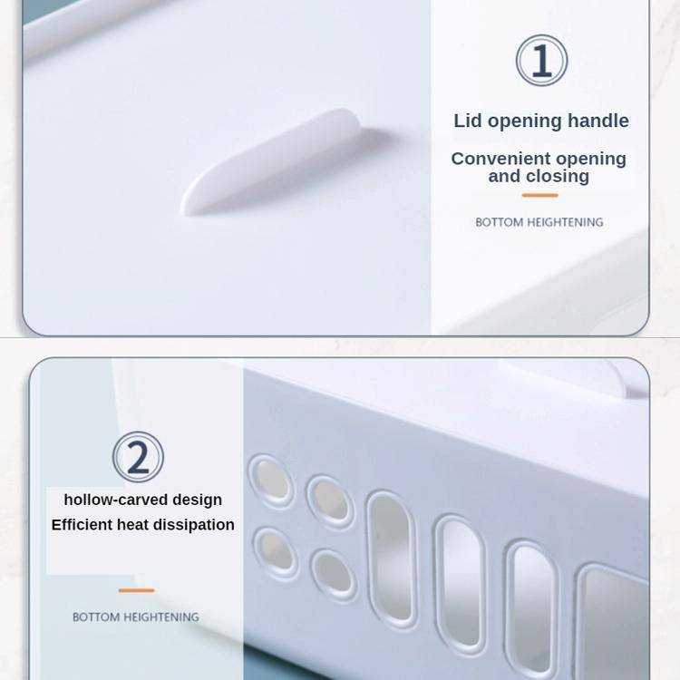 XM009 Plastic Plug-In Electric Wire Storage Box Power Board Wire Clip Box Charger Storage Finishi...