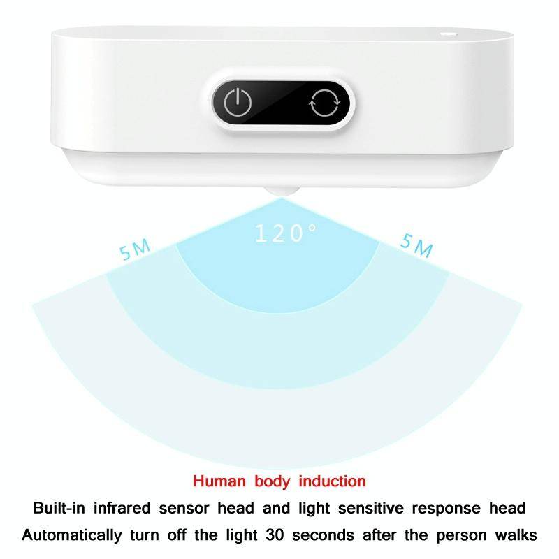 2.4W Bedroom Smart Dimming LED Night Light, Spec: Rechargeable-2000mAh