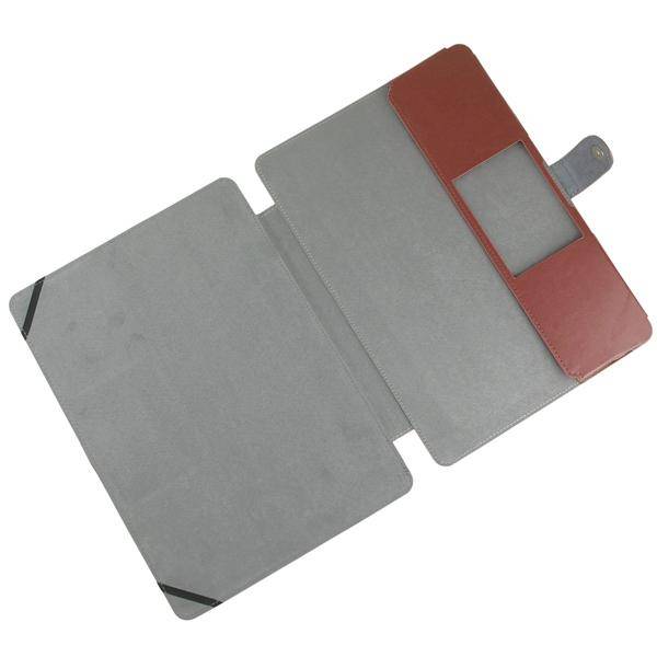 Notebook Leather Case with Snap Fastener for 13.3 inch MacBook Pro(Brown)