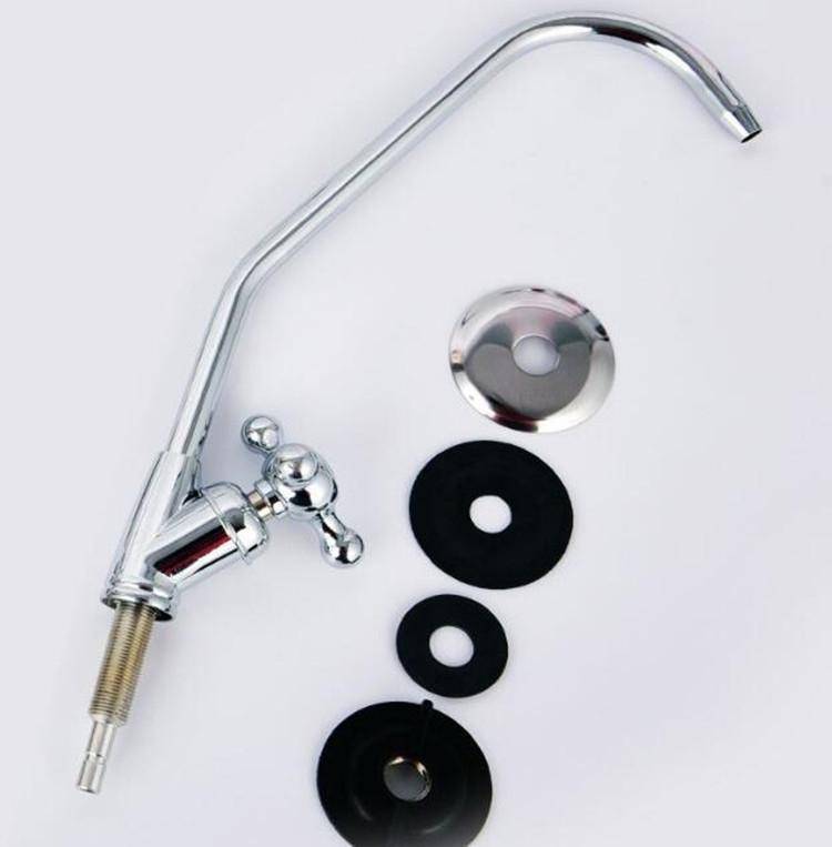 1/4 Quick Connect Faucet Small Three Prong Quick Connect Kitchen Water Purifier Faucet(2 Point Qu...