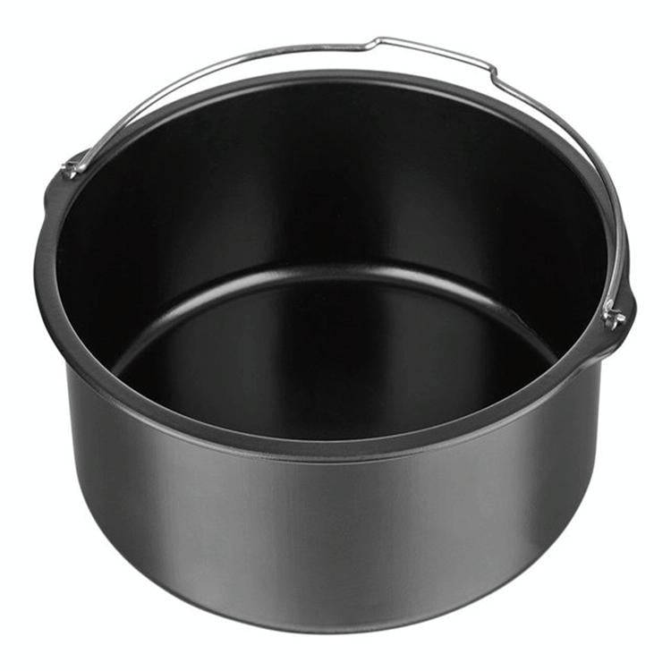 7 in 1 Air Fryer Accessories 7-piece Set for 3.5-5.8QT Type of Baking Basket Double-layer Grill(B...