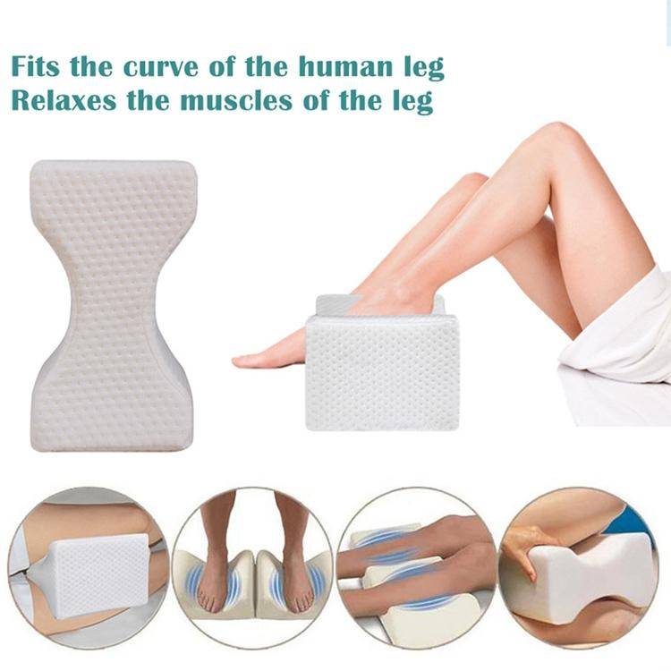 Orthopedic Memory Foam Knee Wedge Pillow for Sleeping Sciatica Back Hip Joint Pain Relief Contour...