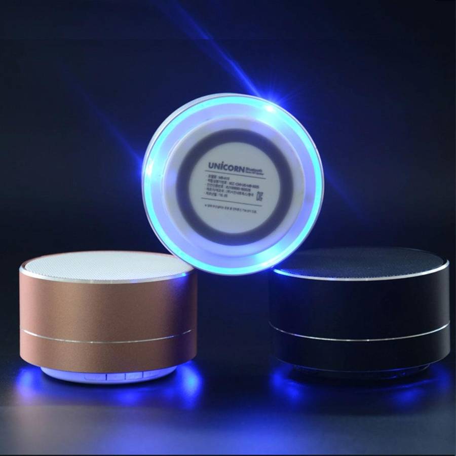 A10 Mini Portable Bluetooth Speaker Built-in MIC & LED, Support Hands-free Calls & TF Card(Rose G...