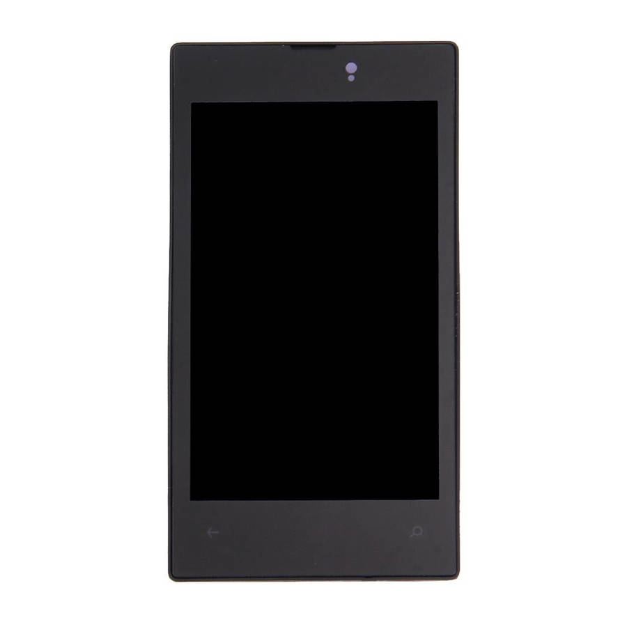 LCD Display + Touch Panel with Frame  for Nokia Lumia 520(Black)
