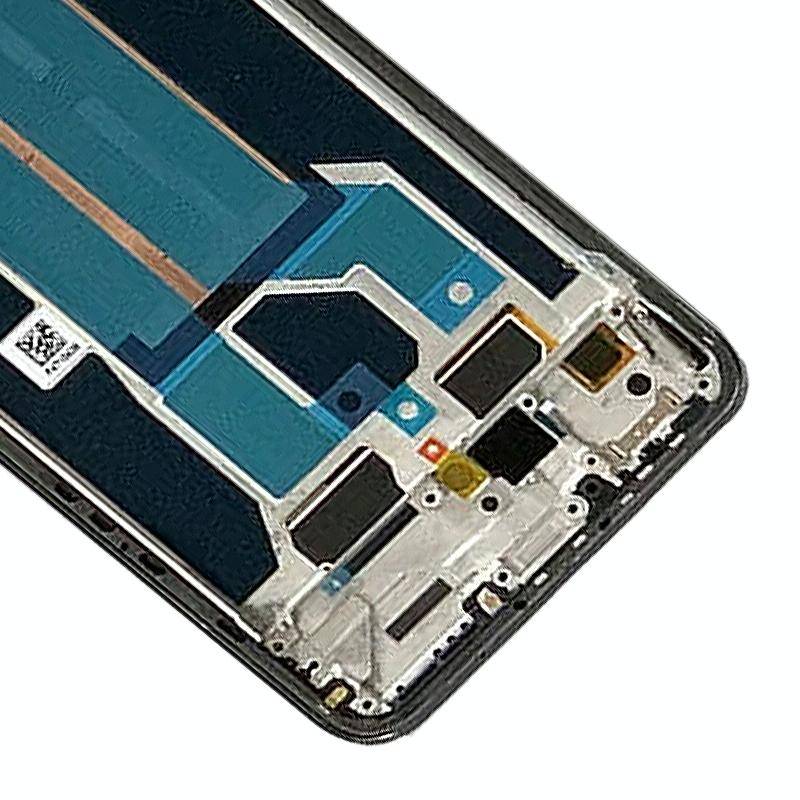 AMOLED LCD Screen for OnePlus Nord 2T CPH2399 CPH2401 Digitizer Full Assembly with Frame (Black)